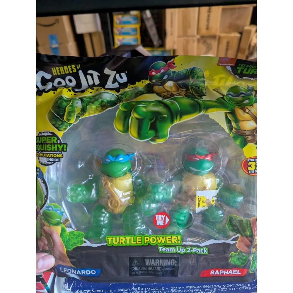 Teenage Mutant Ninja Turtles Heroes of Goo Jit Zu‎ 2-Pack Leonardo Raphael